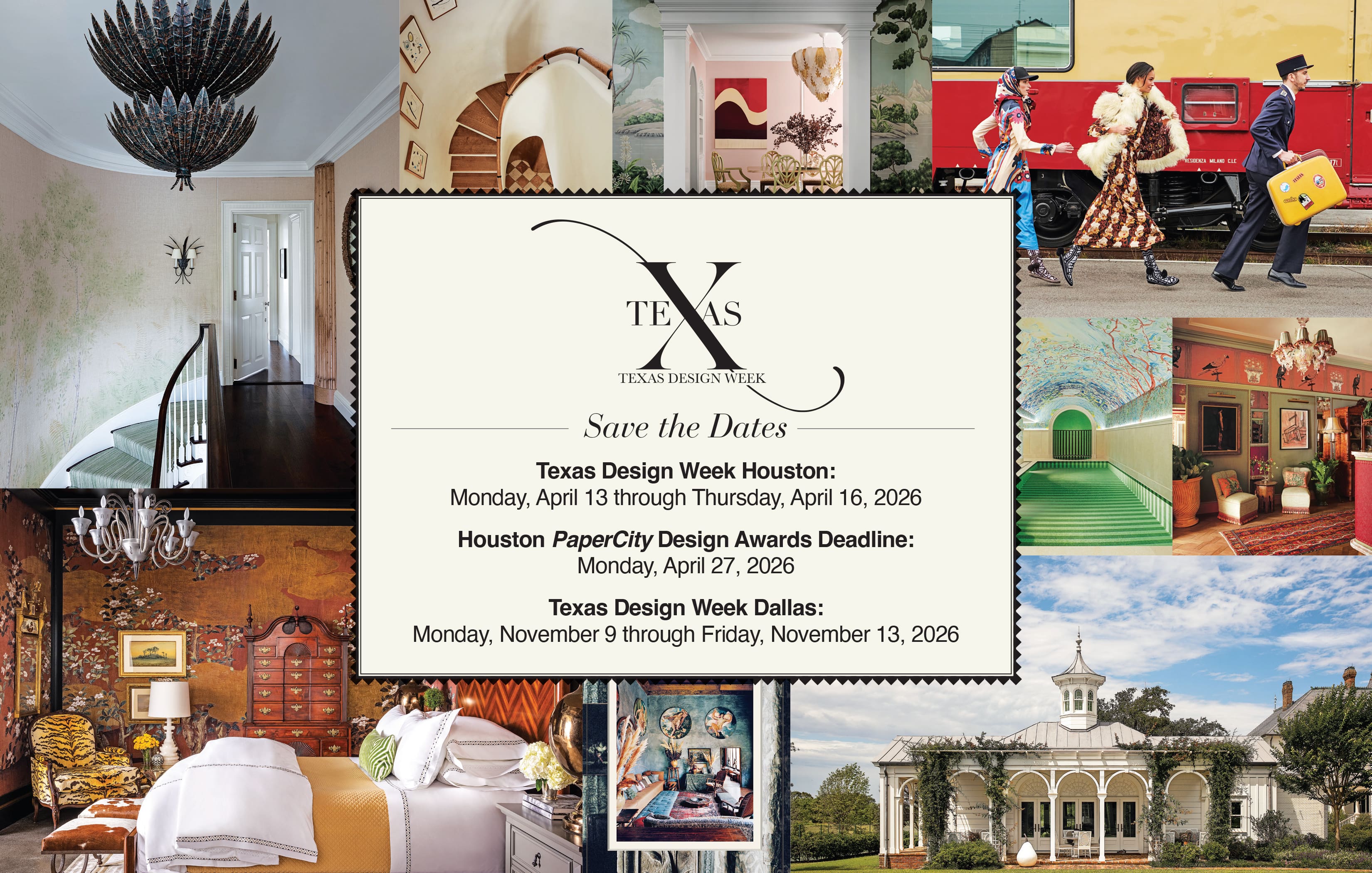 2025 Save the date PaperCity Texas Design Week Houston