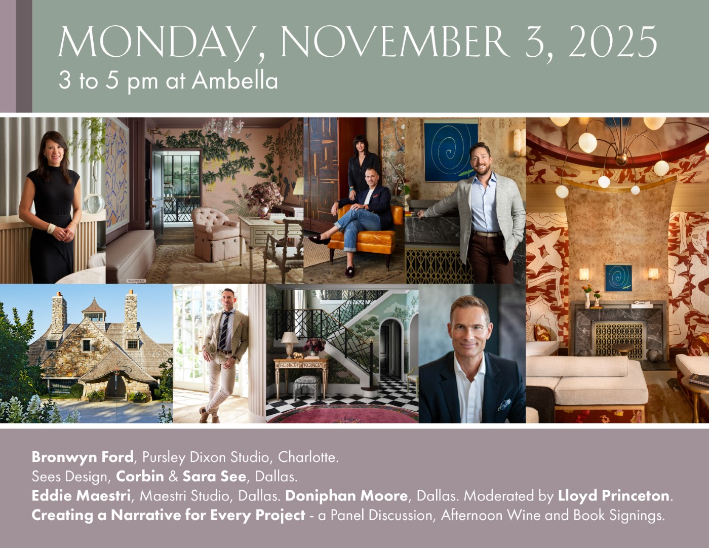 Mimosas, salon talk and book signing with Damian and Britt