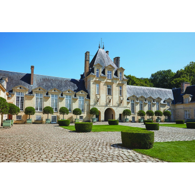 Hubert de Givenchy’s Chateau du Jonchet.  Rooftop over first a in Chateau