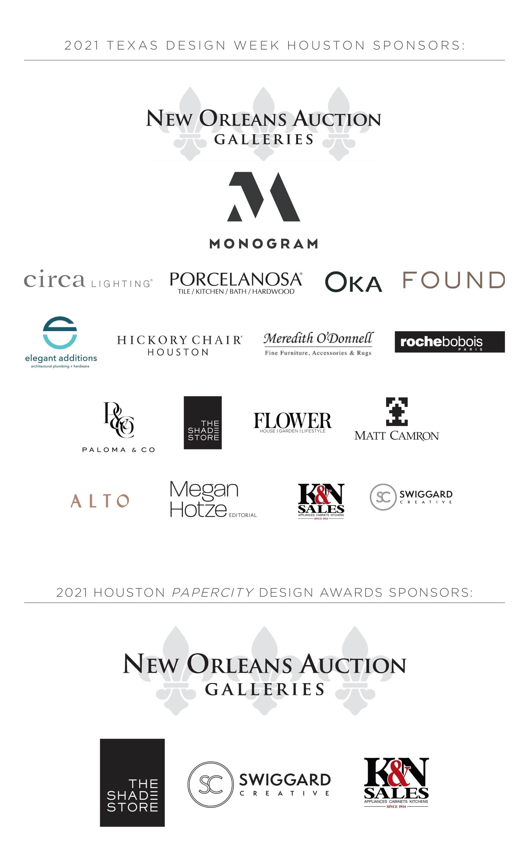 Texas Design Week Sponsors