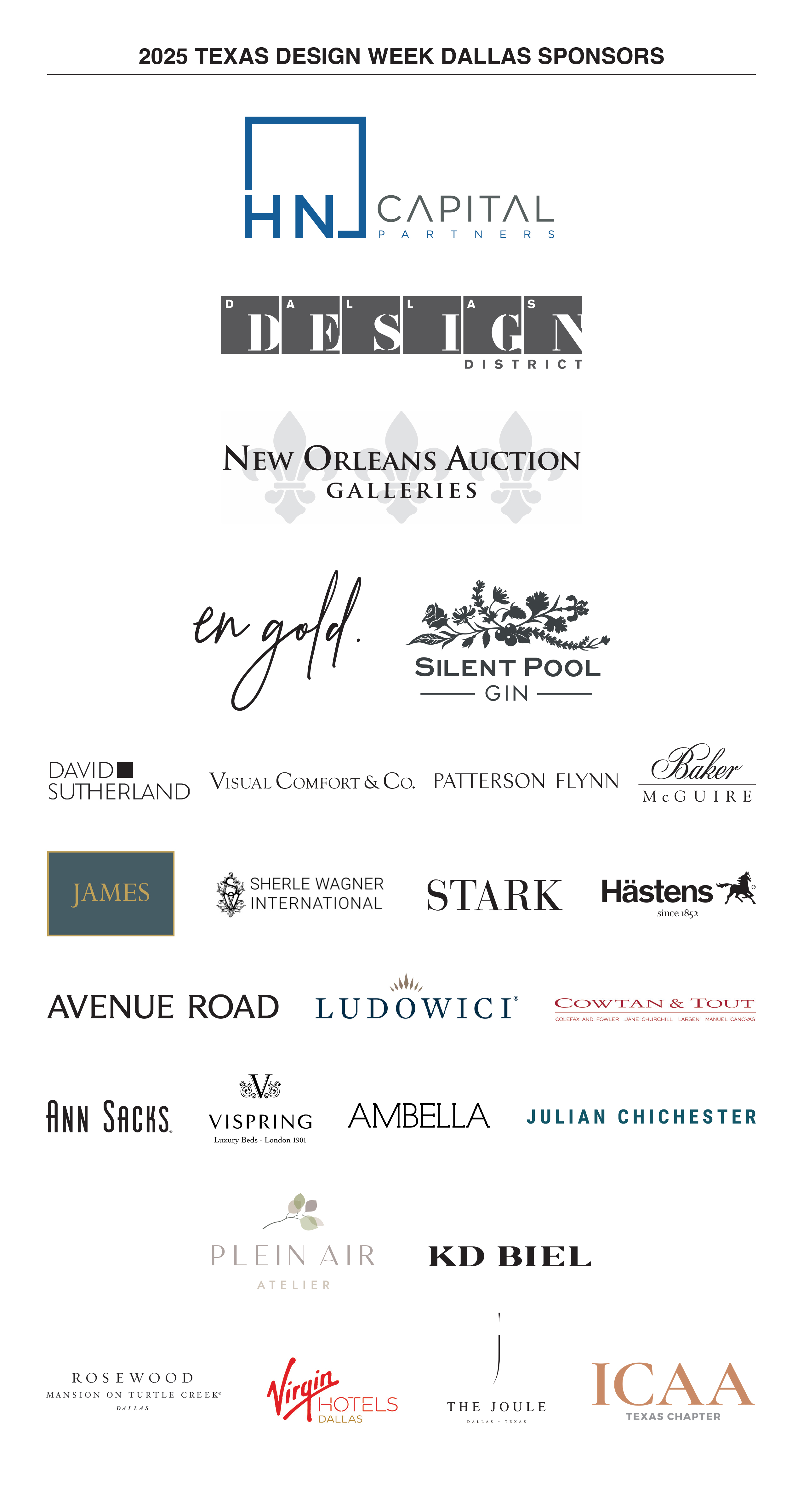 Texas Design Week Sponsors