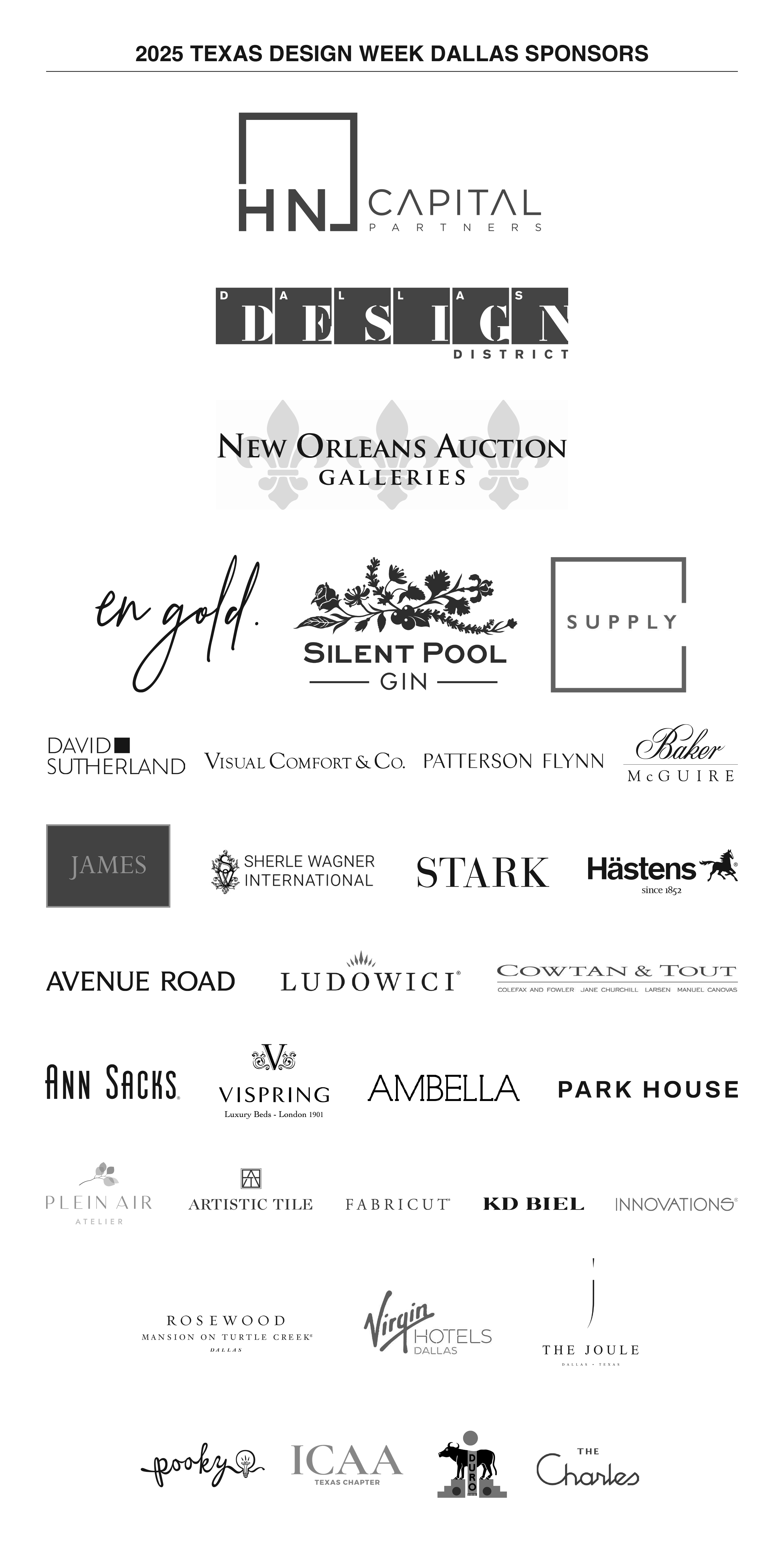 Texas Design Week Sponsors