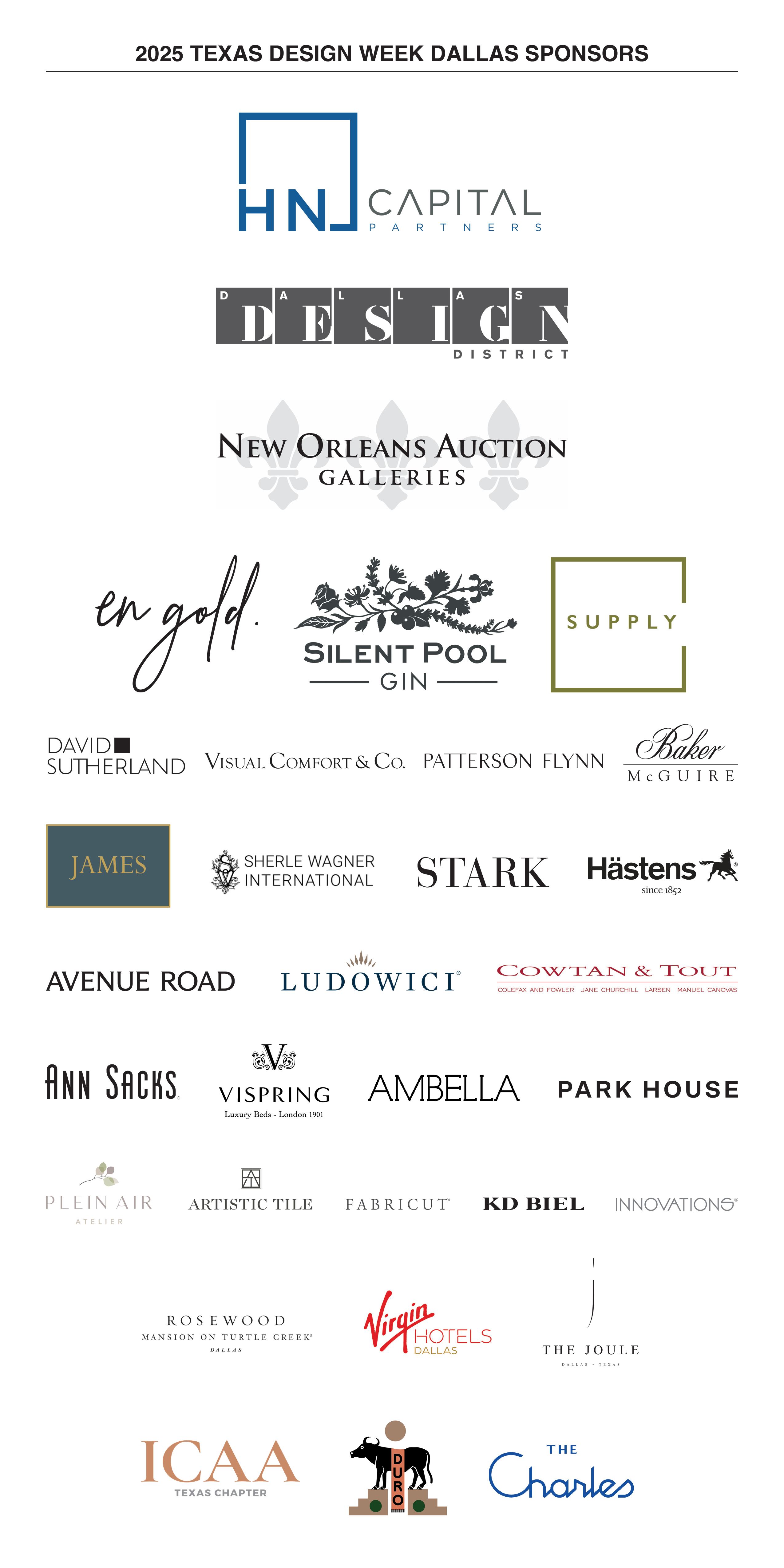 Texas Design Week Sponsors