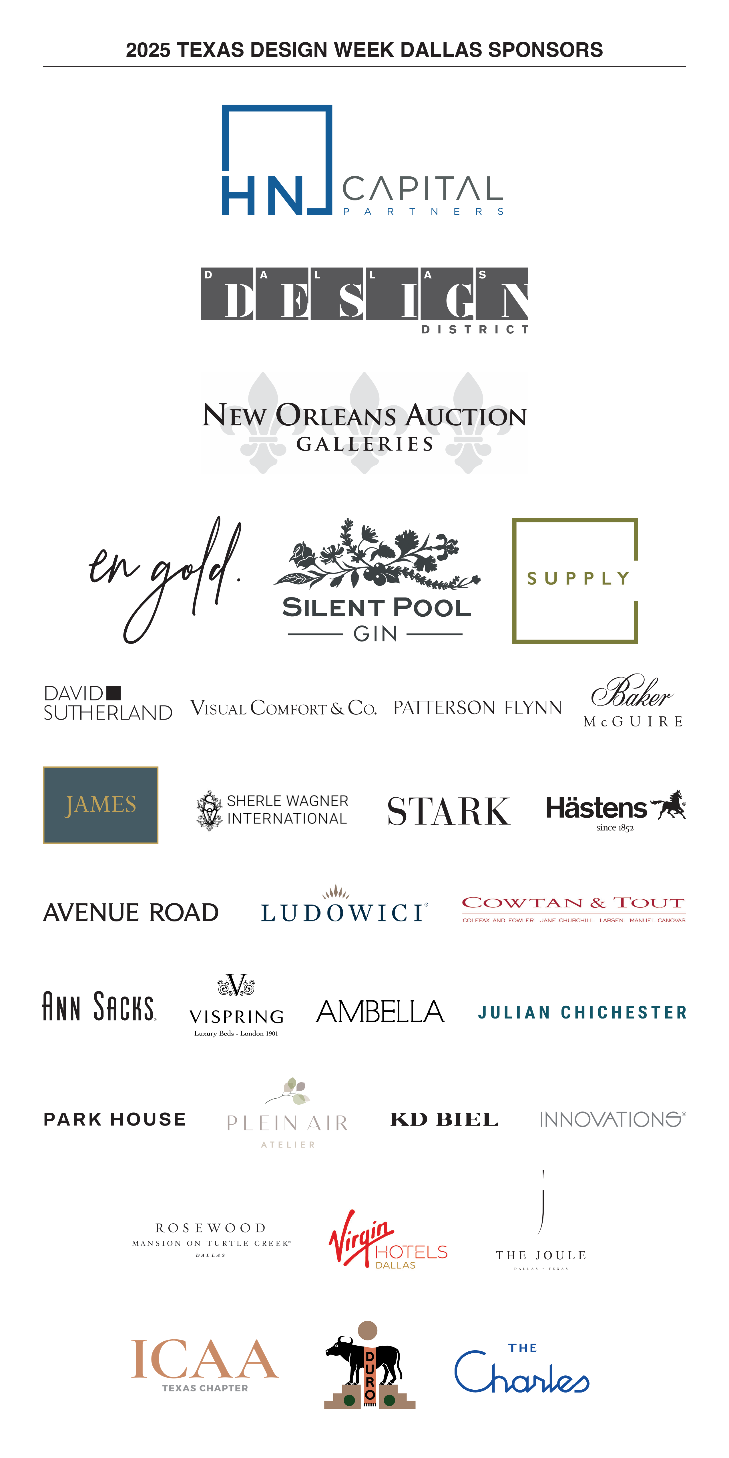Texas Design Week Sponsors