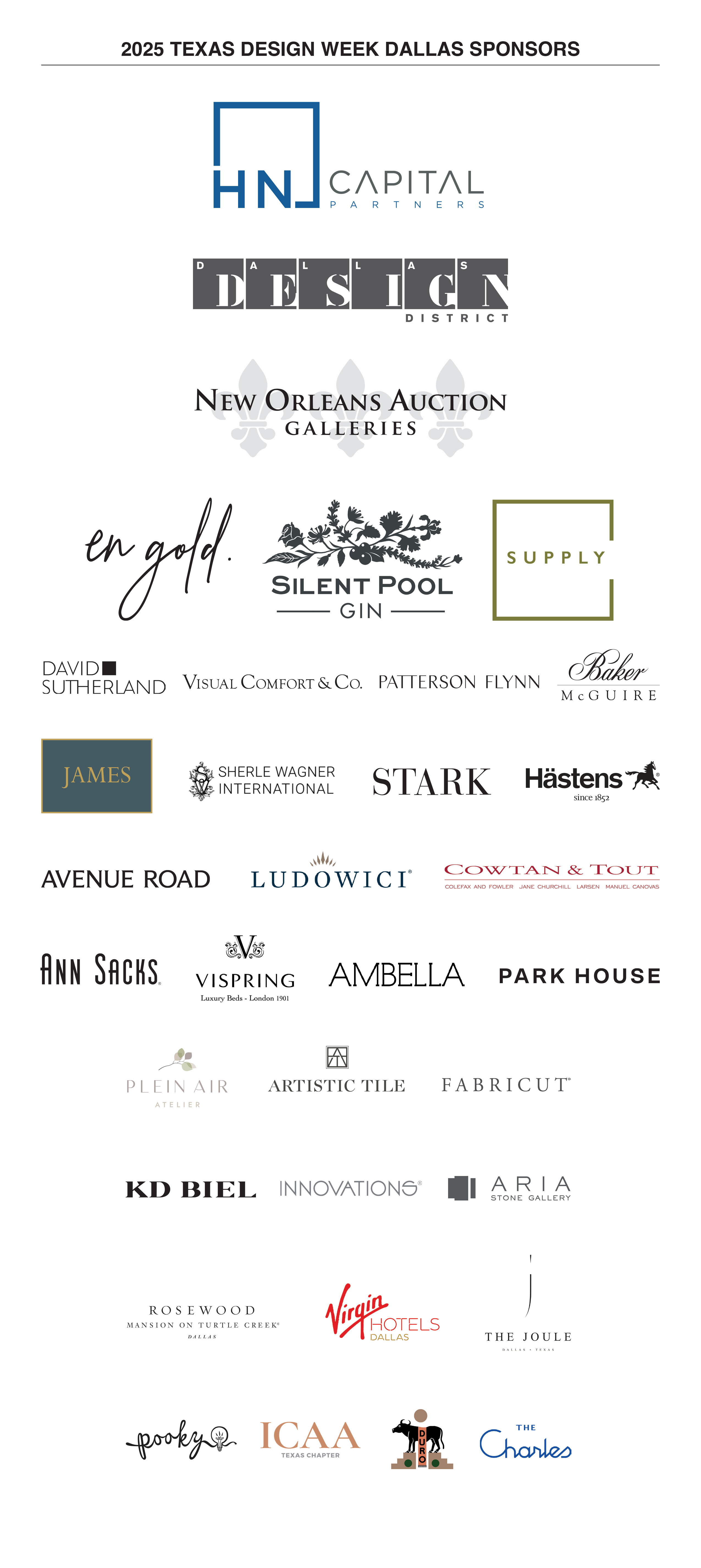 Texas Design Week Sponsors