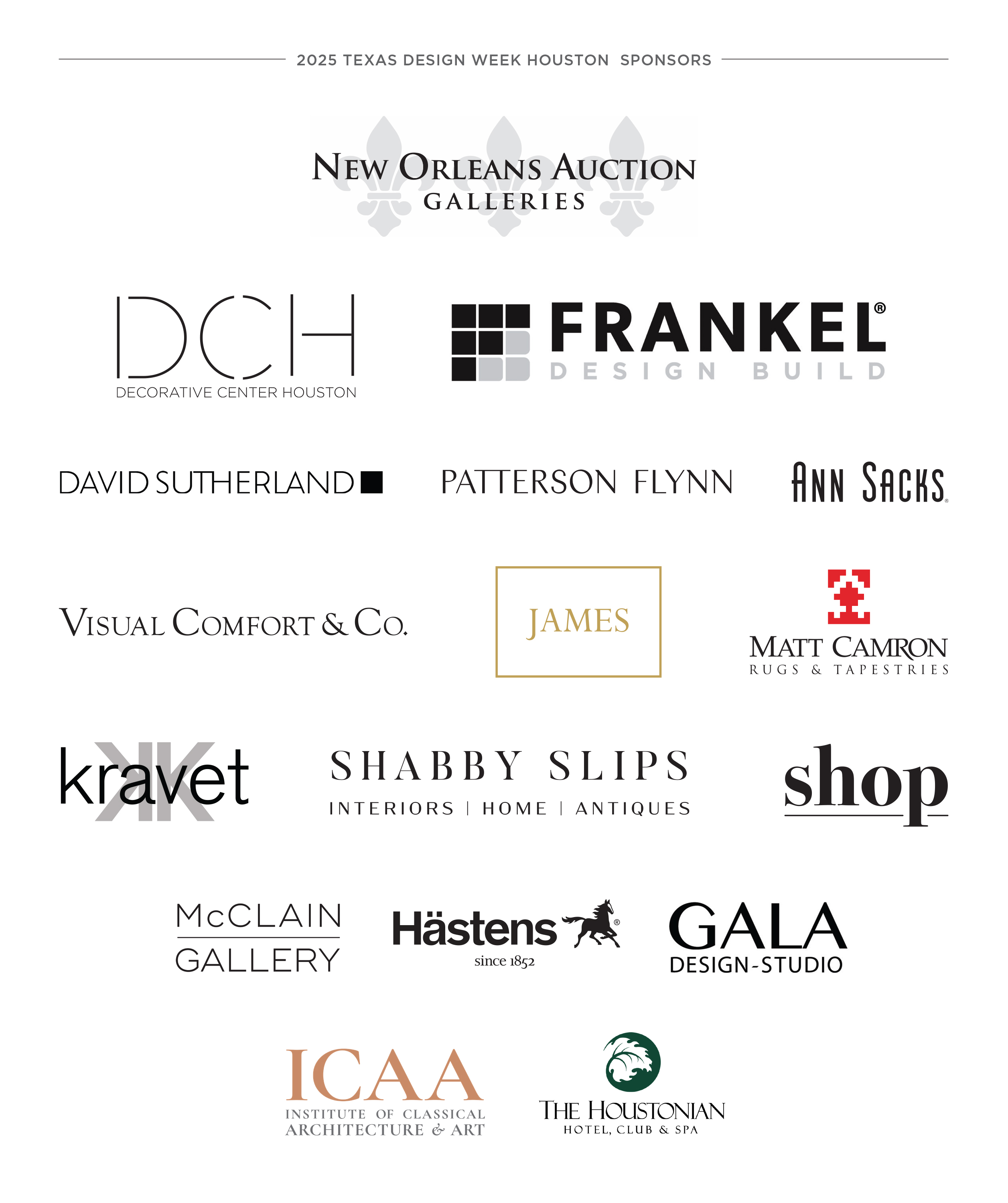 Texas Design Week Sponsors