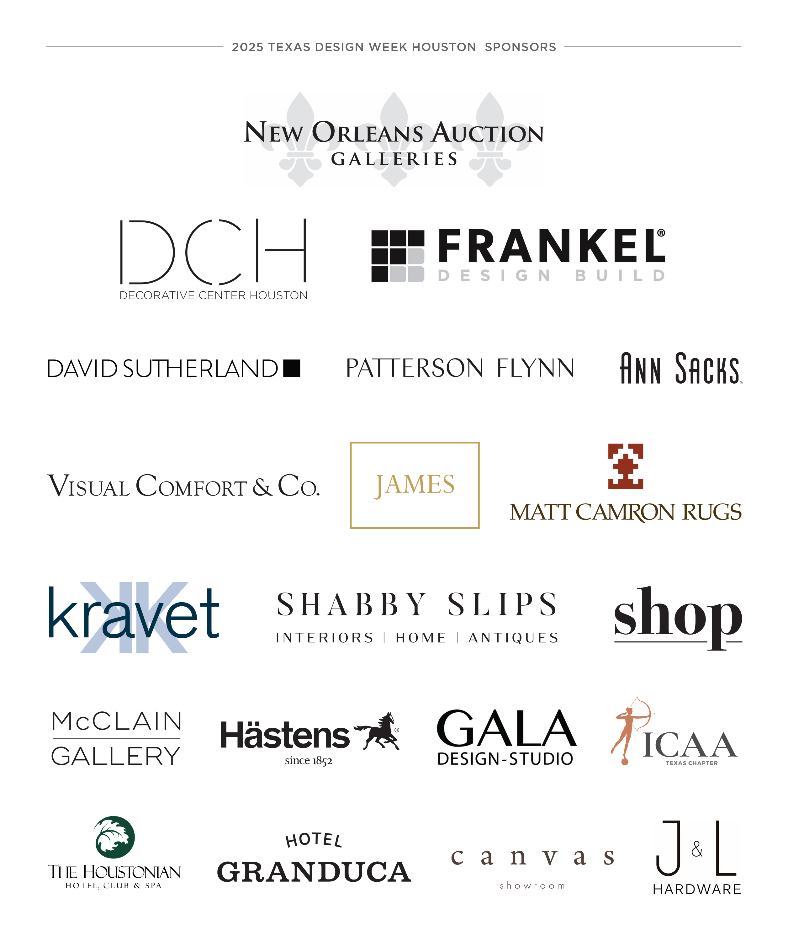 Texas Design Week Sponsors
