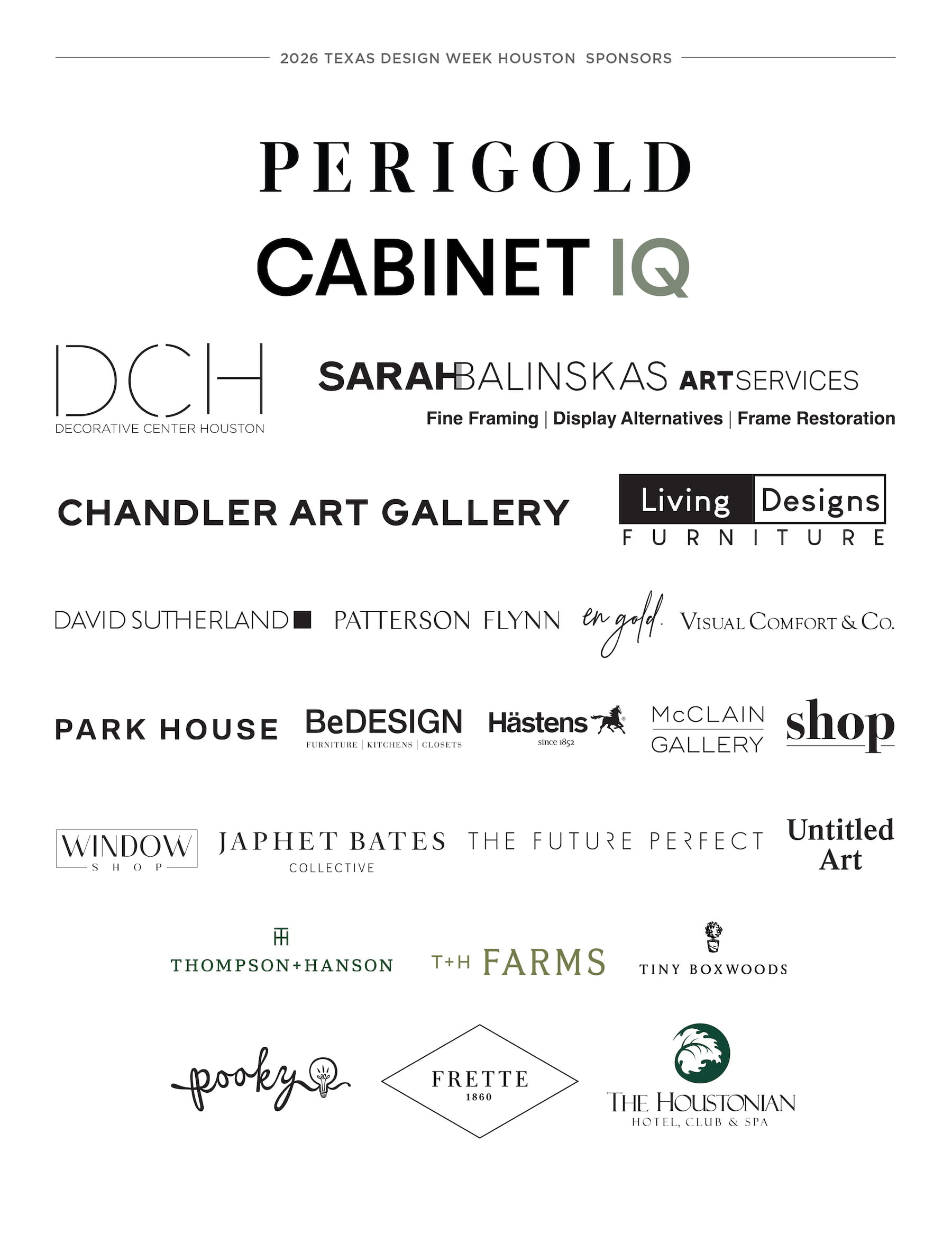 Texas Design Week Sponsors
