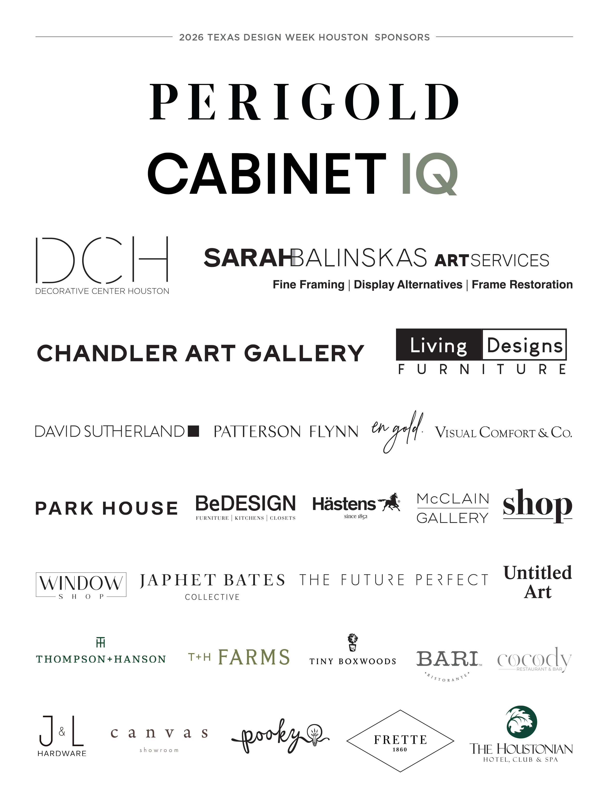 Texas Design Week Sponsors