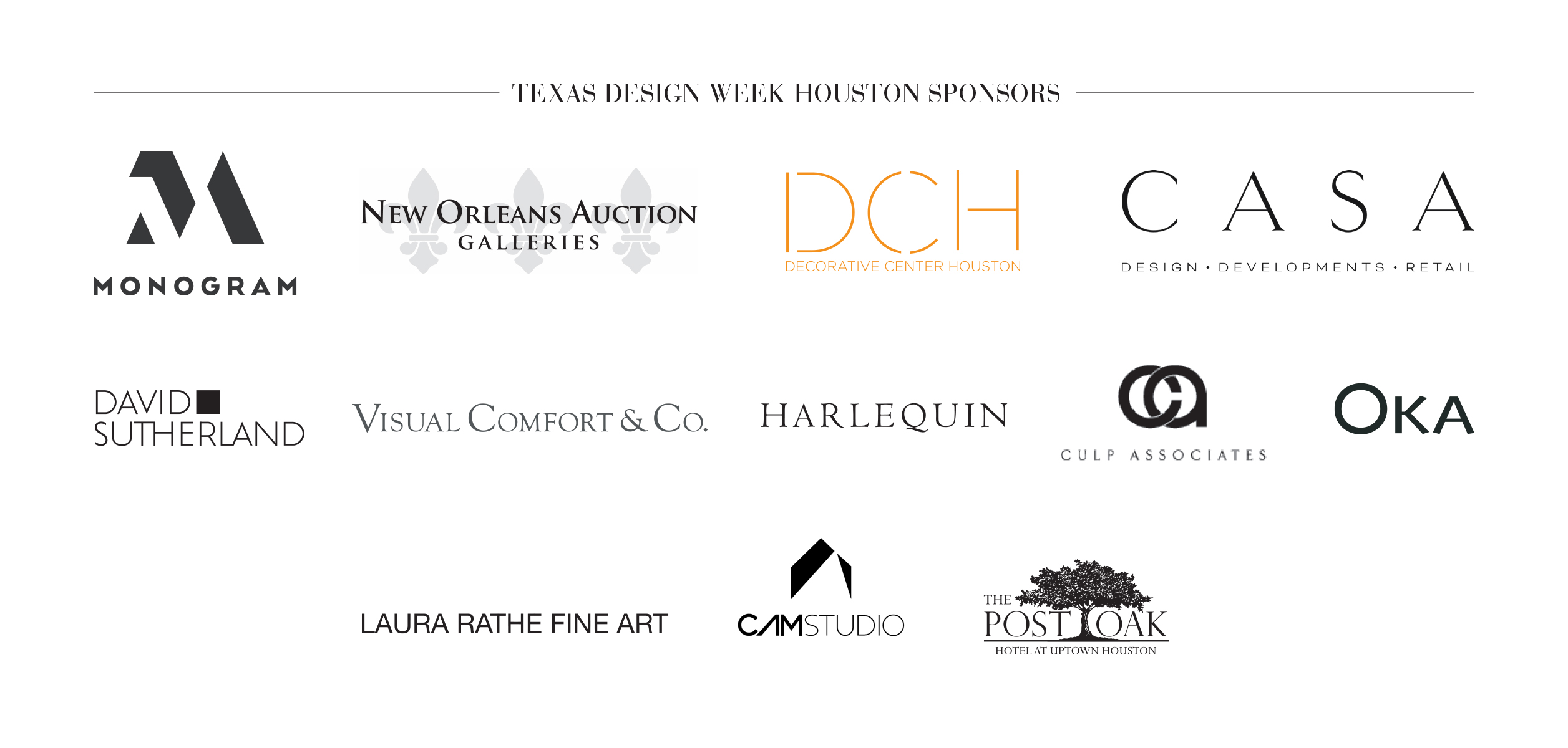 Texas Design Week Sponsors